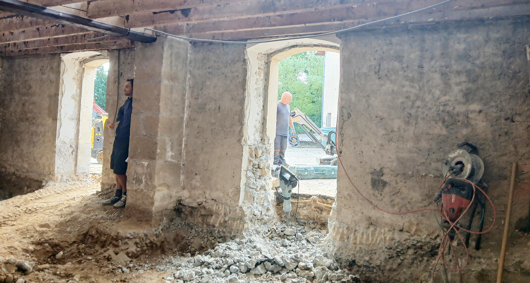 Travaux Baudière 02/09/2025 Travaux Baudière 02/09/2025